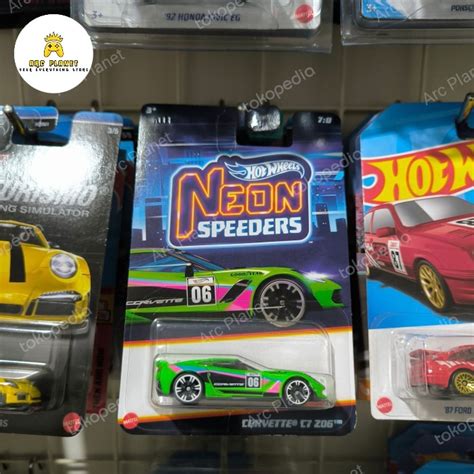 Jual Hot Wheels Neon Speeders Corvette C Z Dengan Harga