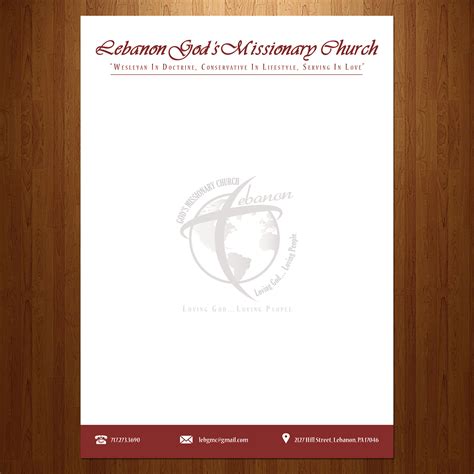 Church Letterhead Template