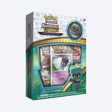 Pok Mon Shining Legends Marshadow Pin Collection