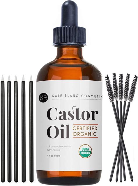 Castor Oil 120ml Usda Certified Organic 100 Pure Cold Pressed