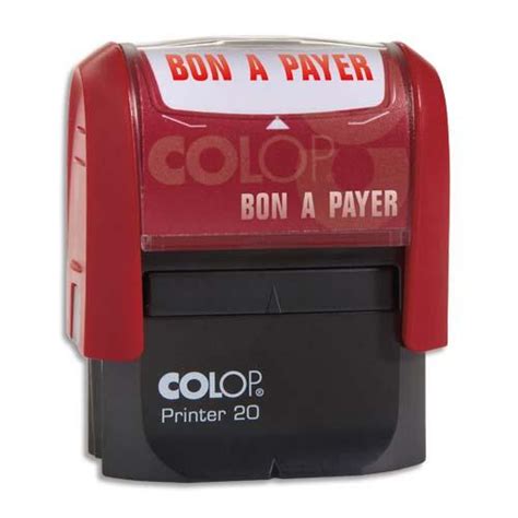 Colop timbre formule bon a payer printer 20 l à encrage automatique