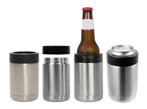 Porta Latas Cerveza Termico Termo Acero Inox 12oz Mercado Libre