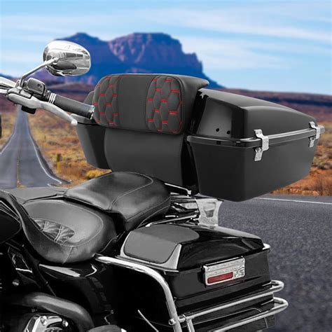 C C RIDER Razor Chopped Pack Trunk Backrest Passenger Backrest Pad For