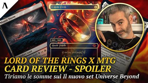 Lord Of The Rings Signore Degli Anelli Recensione Tutte Le Carte Di