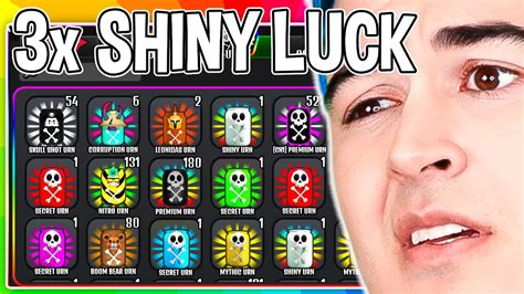 I Opened 1000 URNS With 3X SHINY LUCK In The House TD Roblox The