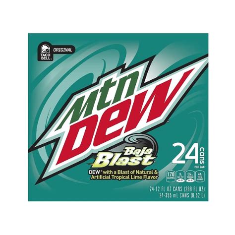 Mountain Dew Baja Blast 12 Fl Oz Cans 24 Count Philippines Ubuy