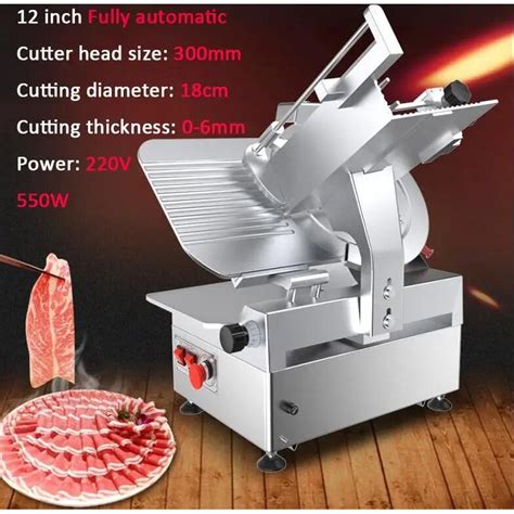 Dicing Machine Meat Slicer 12 Inch Commercial Automatic Electric Beef