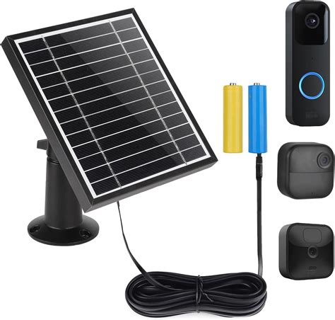 Amazon Solar Panel For Ring Doorbell Solar Panel Camera Charger