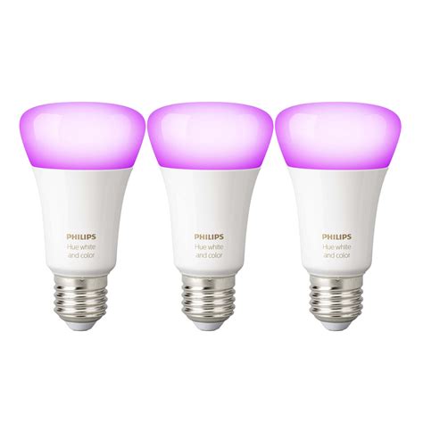 3x Inteligentna żarówka LED Philips Hue E27 RGBW White and Color