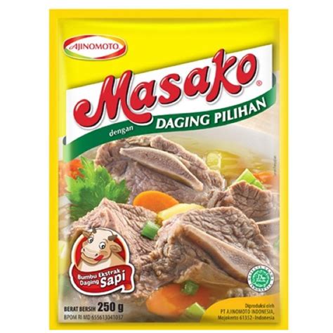 Masako Daging Lembu Penyedap Rasa Daging Pilihan Ajinomoto Shopee