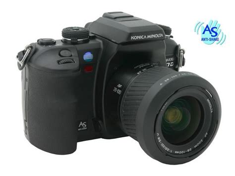 konica minolta maxxum  black digital slr camera body  neweggcom