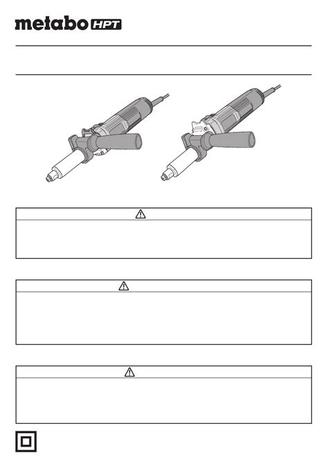 User Manual HiKOKI GP3V English 44 Pages