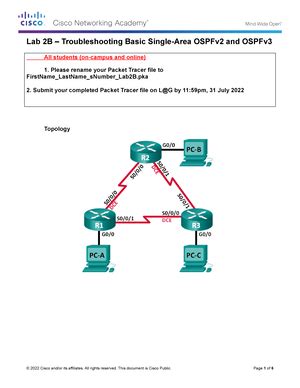 Lab A Configuring Multiarea Ospfv Important For Online Workshop