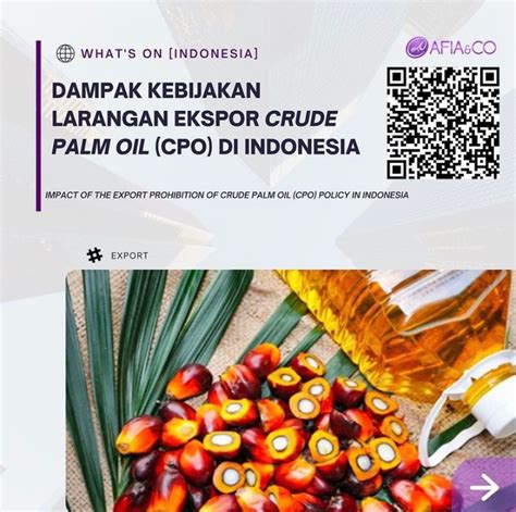 Dampak Kebijakan Larangan Ekspor Crude Palm Oil Cpo Di Indonesia