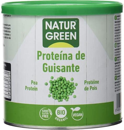 NaturGreen Proteína de Guisante Superalimento Bio 250 gr Amazon es