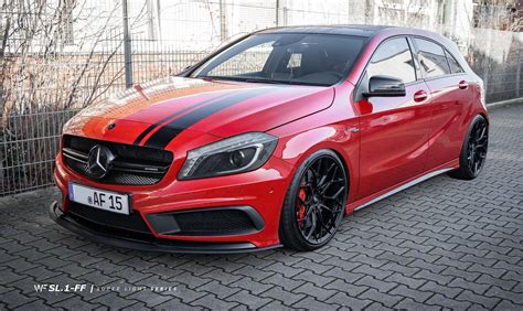 Mercedes Benz A45 Amg W176 Red Wheelforce Sl 1 Ff Wheel Front