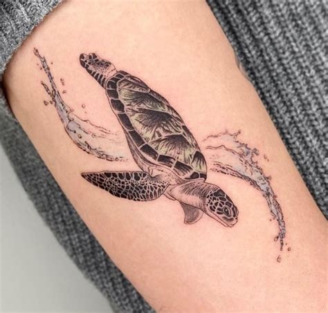 Update More Than 73 Watercolor Sea Turtle Tattoos Best In Coedo Vn