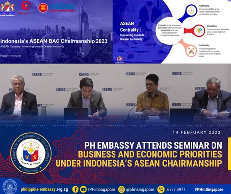 Ph Embassy Attends Seminar On Business And Economic Priorities Under Indonesia’s Asean