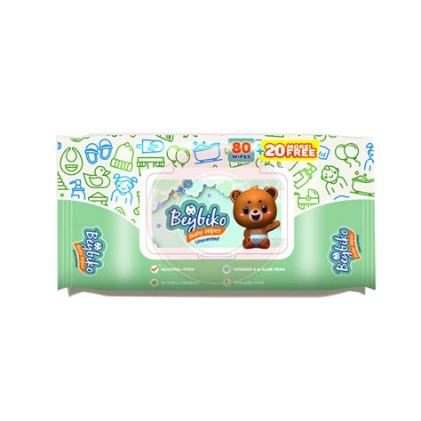 Beybiko Babywipes Unscented 8020s Citimart