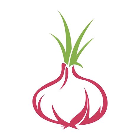 Premium Vector Onion Logo Icon Design Illustration