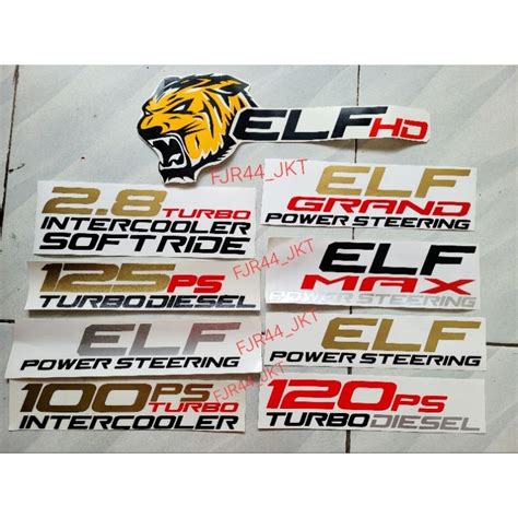 Jual Sticker Stiker Isuzu Elf Nkr Stiker Macan Elf Hd Stiker Ps