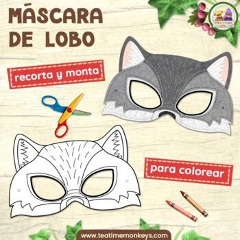 Arriba 101 Images Molde Mascara Lobo Viaterra Mx