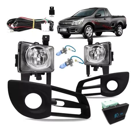 Kit Completo Farol Milha Aux Nebl Lamp Montana 2011 A 2021