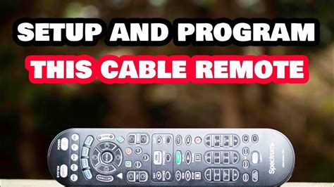 How To Program Spectrum Remote To Cable Box