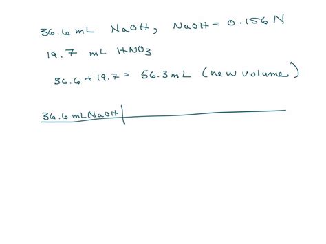 Solved The Normality Of An Aqueous Solution Of Nitric Acid Is Determined By Titration With A 0