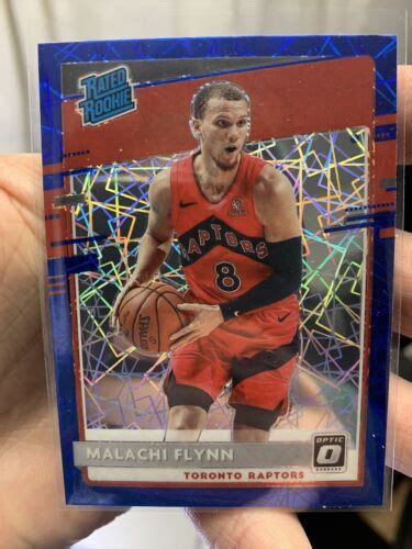 2020 21 Panini Donruss Optic Malachi Flynn Rated Rookie Blue Velocity