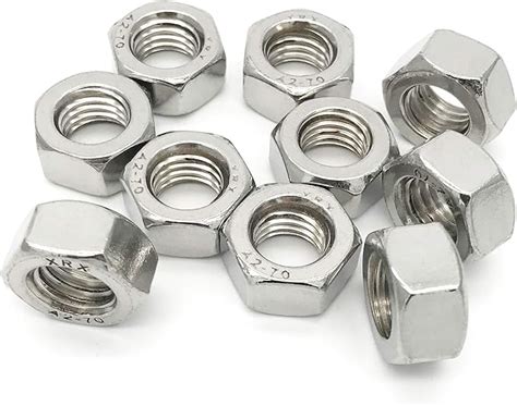 Amazon M12 Hex Nut 304 Stainless Steel A2 70 Grade Hexagon Nuts