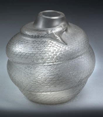 Rene Lalique Serpent Vase