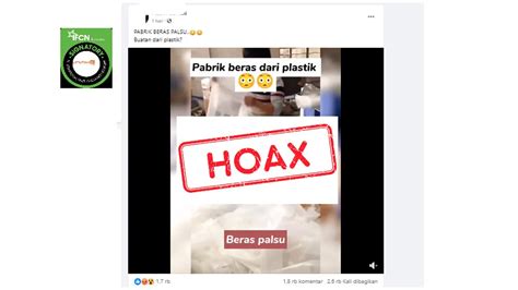 Terungkap Hoaks Seputar Beras Plastik Simak Faktanya Cek Fakta