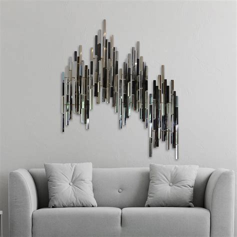 Kaleidoscope Metal Art // Chrome (3 Piece) - Metal Sculpture Studio ...