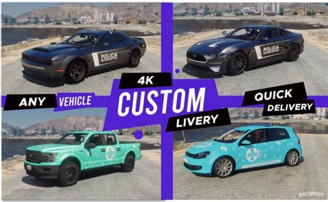 Create The Best Custom Livery For Your Fivem Vehicles By Bornzu Fiverr