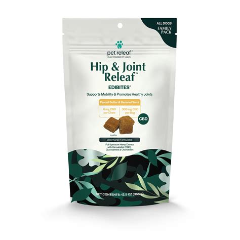 Pet Releaf Hip And Joint Relief Edibites Roxys Cbd And Wellness