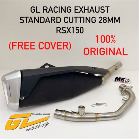 GL Racing RSX150 RS150 Super Charge Pro Exhaust Cutting Standard 28mm