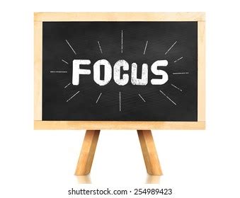 Focus Word Emphasis Line On Blackboard Stock Photo 254989423 | Shutterstock