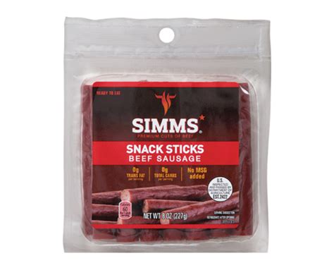 Simms Beef Or Turkey Snack Sticks Aldi Us