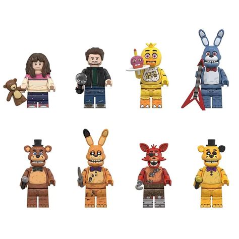 8pcs Five Nights At Freddy S Abby Mike Schmidt Chica Bonnie Foxy