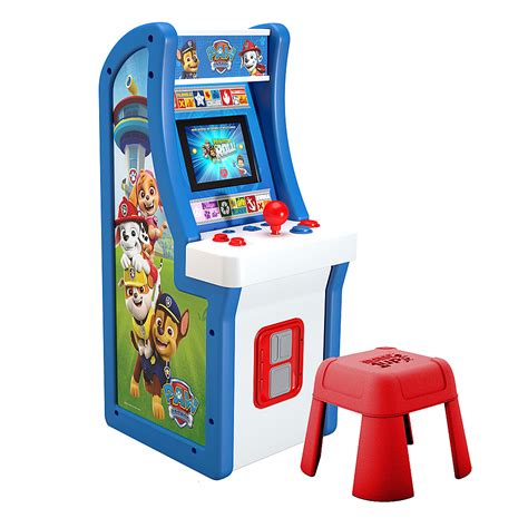 Arcade1up Paw Patrol Jr Arcade With Stool Brickseek