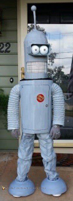 Awesome Homemade Futurama Bender Costume for Halloween