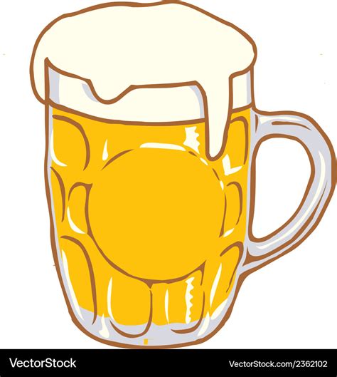 Beer mug pint clipart design d Royalty Free Vector Image