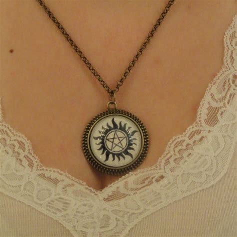 Supernatural Anti Possession Symbol Necklace Etsy