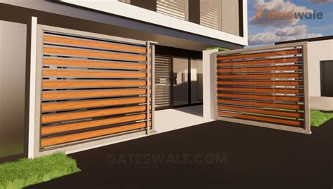 Modern Swing Gate Design #001 - Gateswale