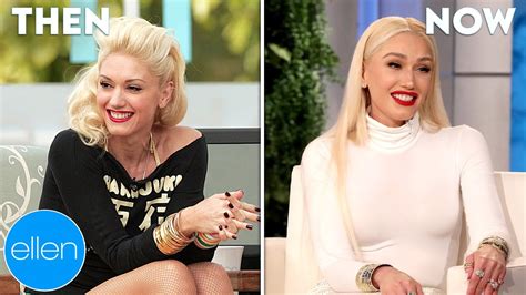 Then and Now: Gwen Stefani's First and Last Appearances on 'The Ellen ...