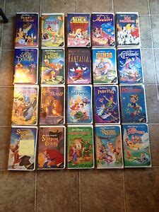 DISNEY Black Diamond VHS Complete Collection Lot in MUSEUM WORTHY ...