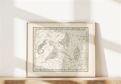 CYGNUS Star Map Print Zodiac Sign Print Professional - Etsy