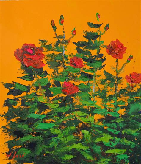 Roses Painting By Alexander Jose Jose Art Gallery