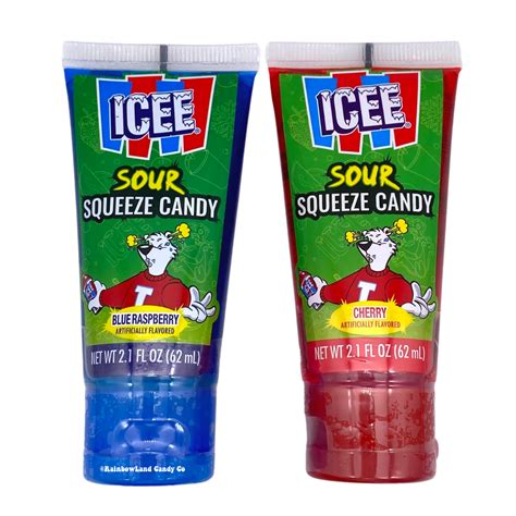 Icee Sour Squeeze Candy Rainbowland Candy Co